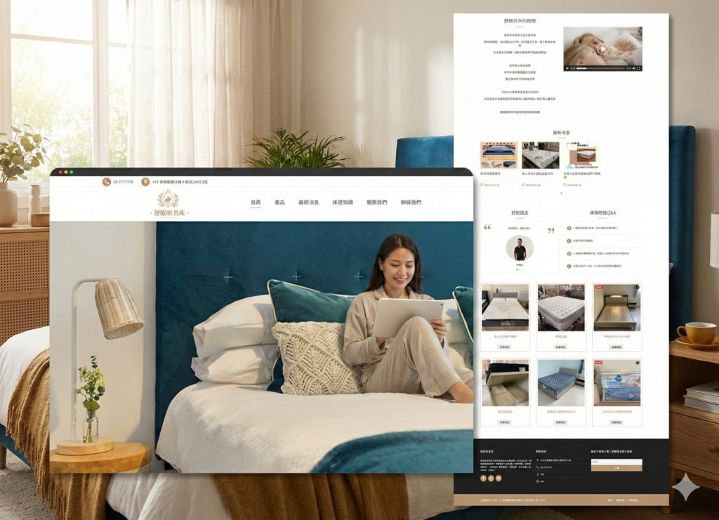 舒眠眠名床 - 家居生活 / 產品展示