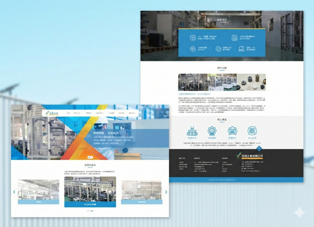 元成企業 - 工業自動化 / 形象網頁
